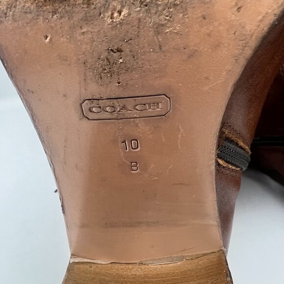 Coach Saxton Knee High Boots Size 10 - Picture 8 of 12